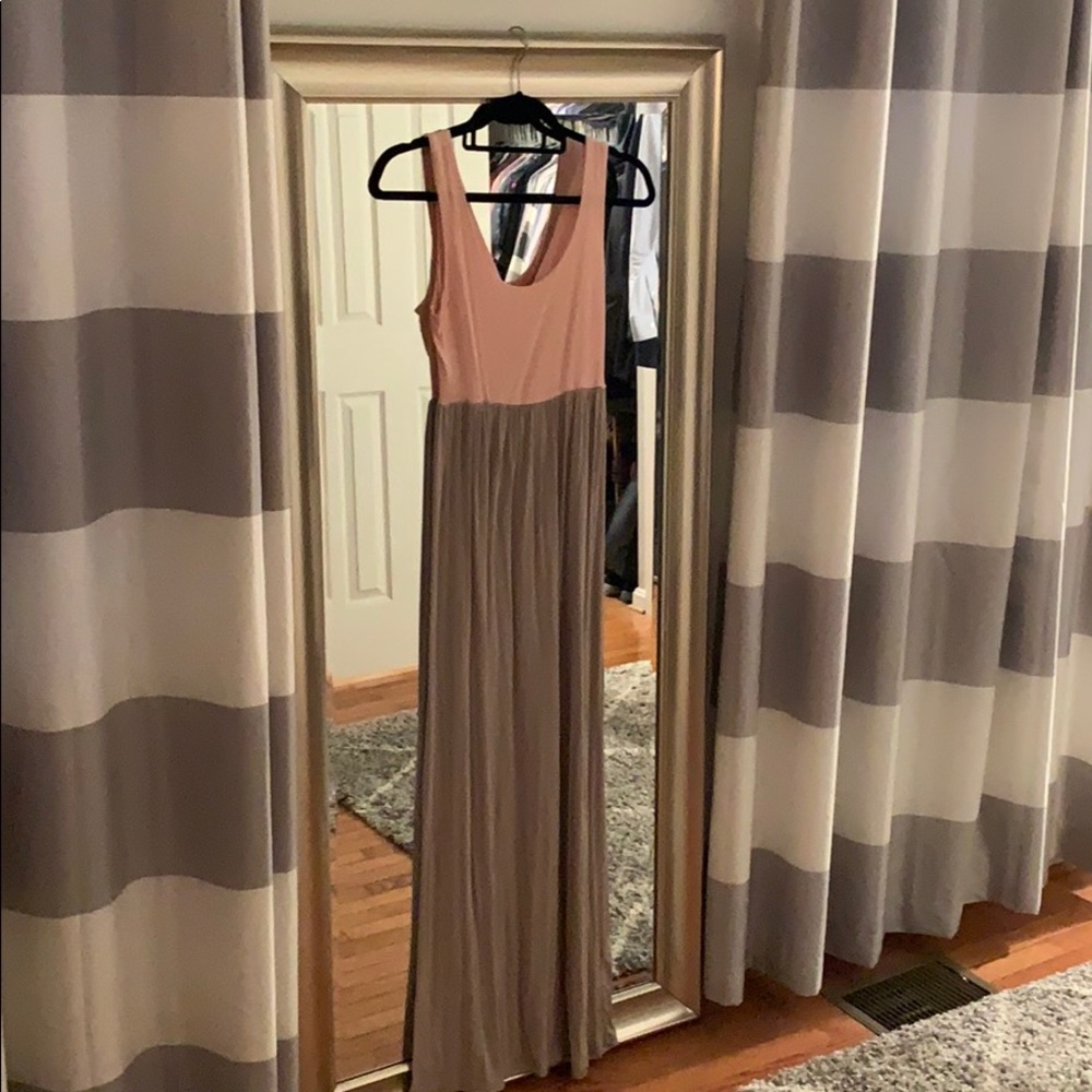 Long maxi Pinkblush maternity dress